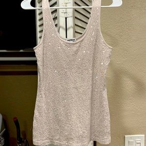 Express  front sequence tank top